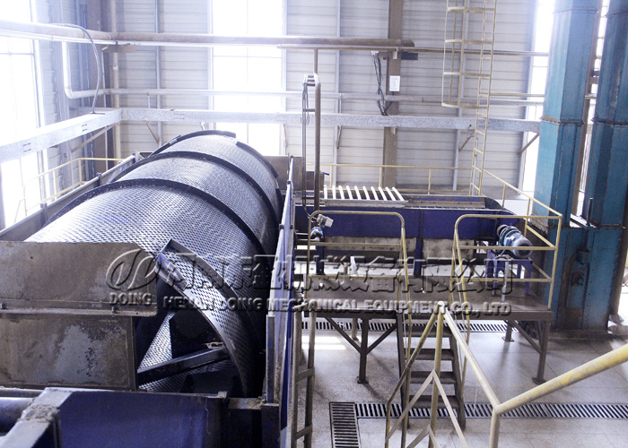 rotary washing machine in sweet potato starch machine