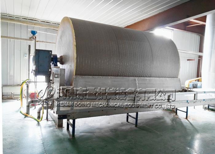 vacuum filter in sweet potato starch machine
