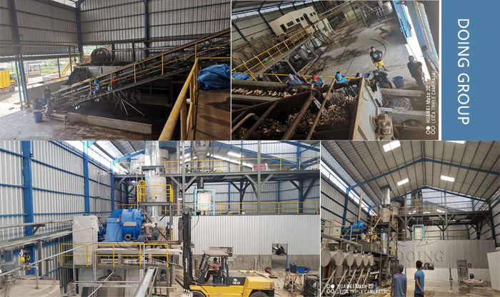 cassava starch processing plant