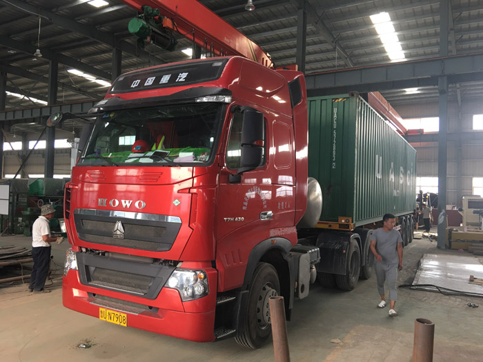 Garri processing machines was shipped to Nigeria
