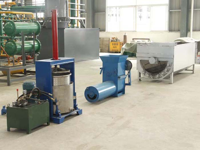 Garri processing machine working process