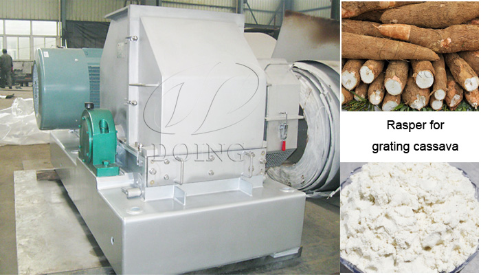 how to produce starch from cassava