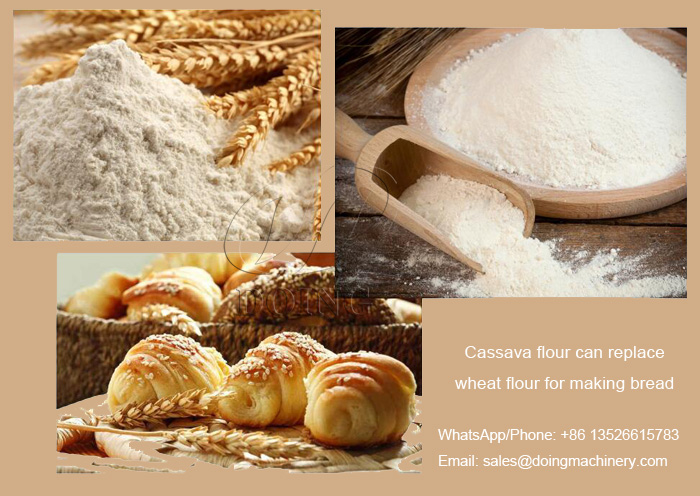 difference between cassava starch and cassava flour