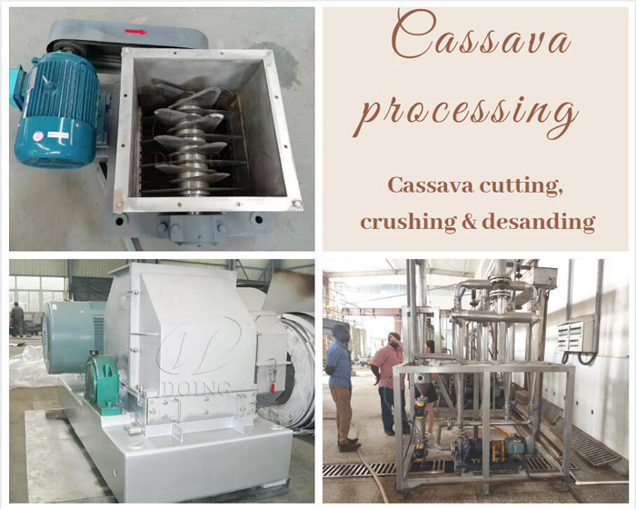 cassava flour processing flow chart