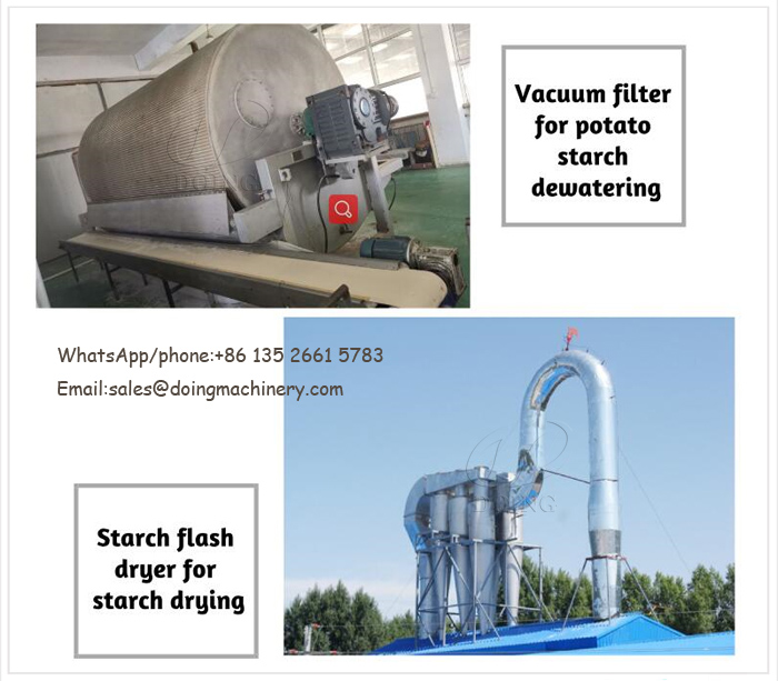 procedure for isolation of starch from potato