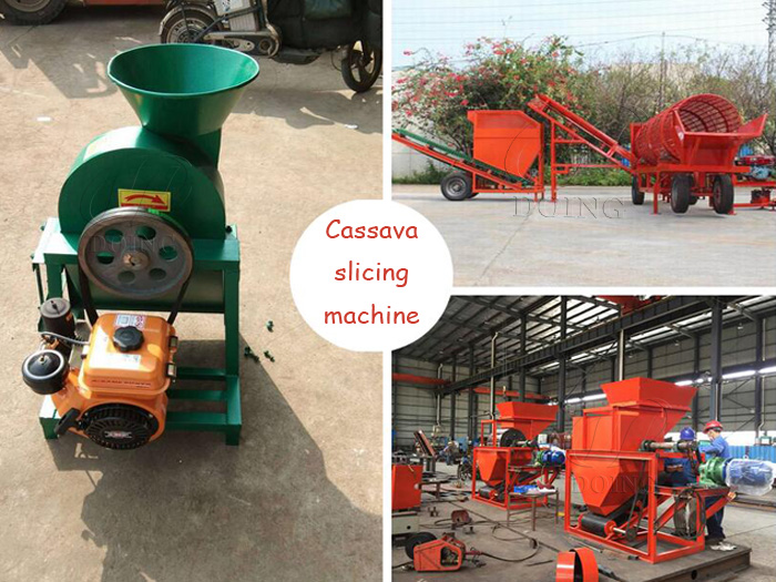 Video of different cassava slicing machines for making cassava chips