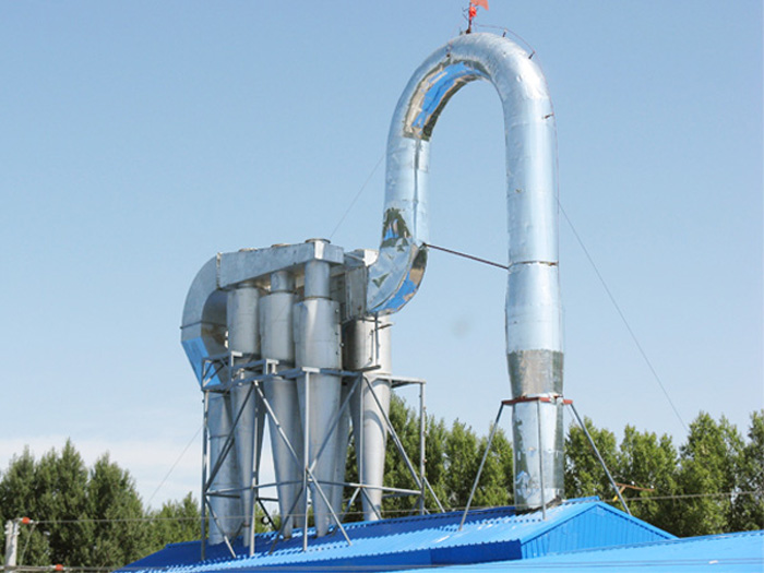 Small cassava flour processing factory was installed in Nigeria