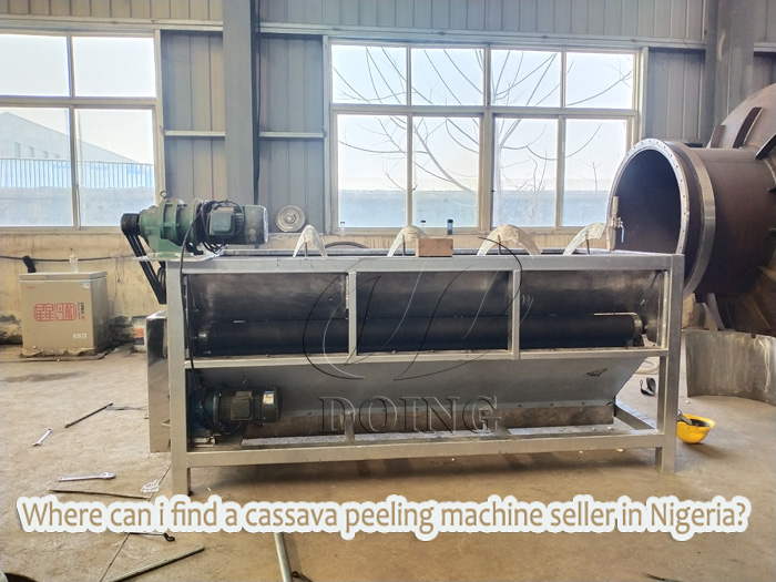 cassava peeling machine