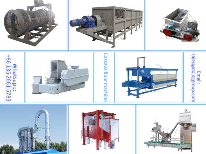 cassava flour milling machines