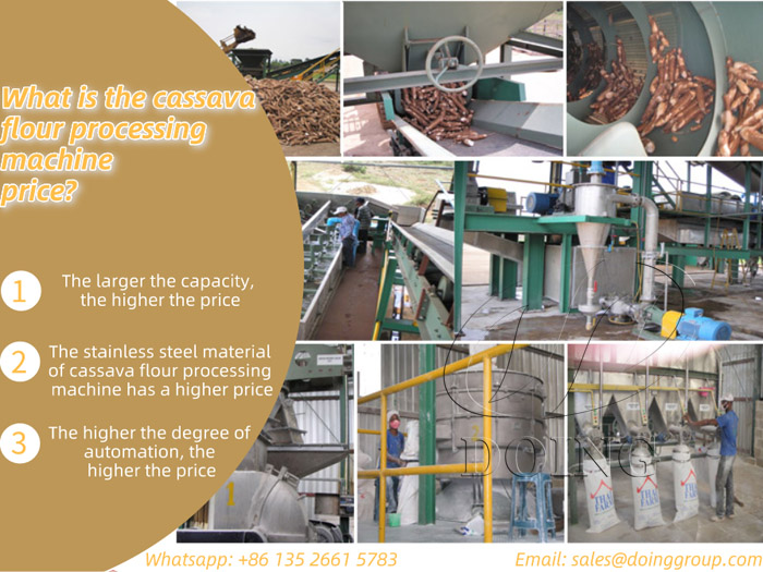 cassava flour processing machine