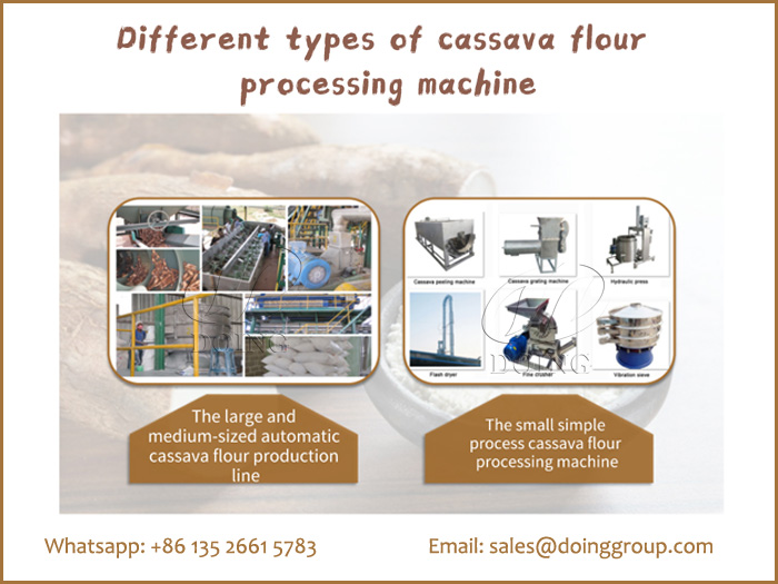 cassava flour processing machine