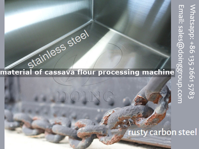 cassava flour processing machine