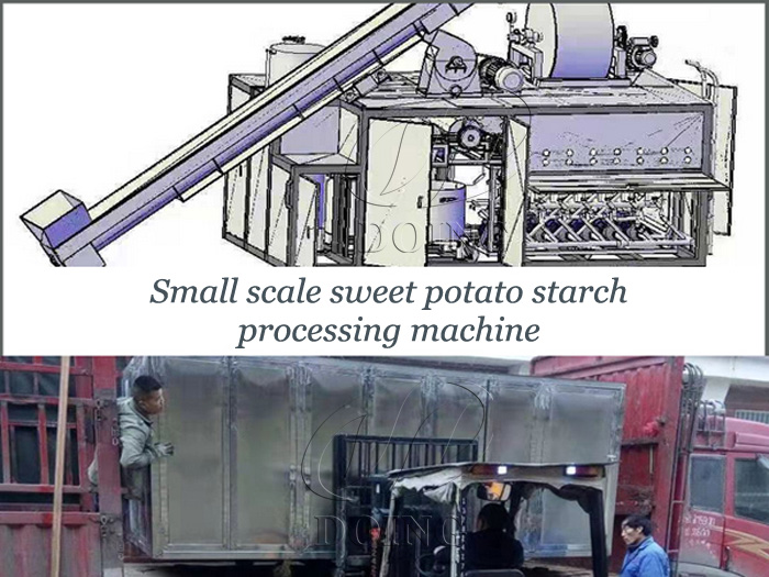 sweet potato starch processing machine