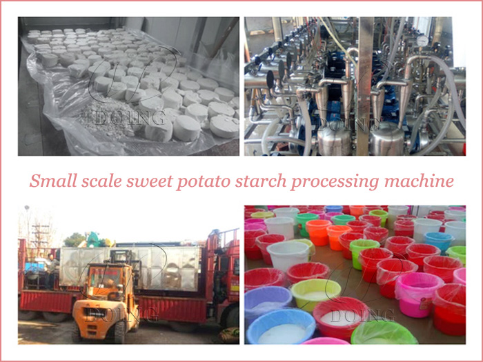 sweet potato starch processing machine