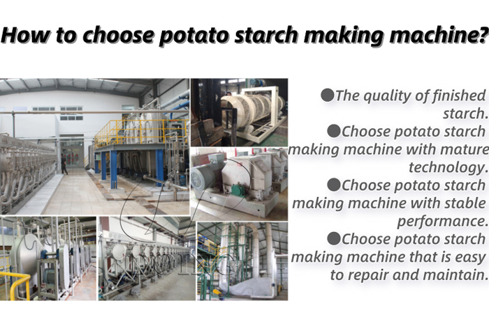 potato starch making machine