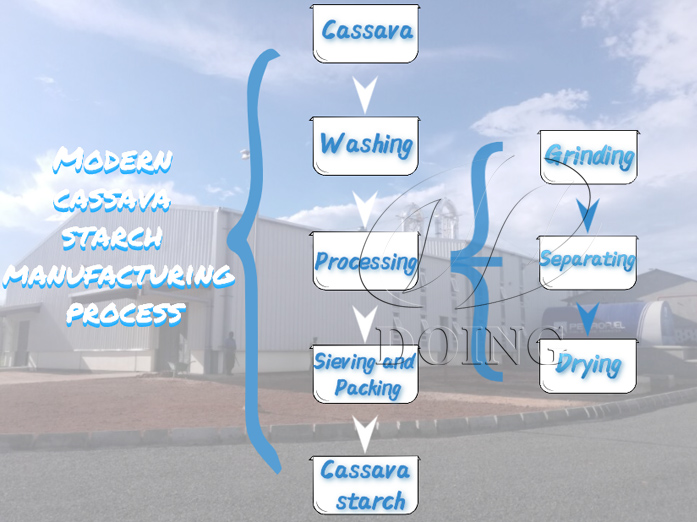 cassava starch manufacturing process