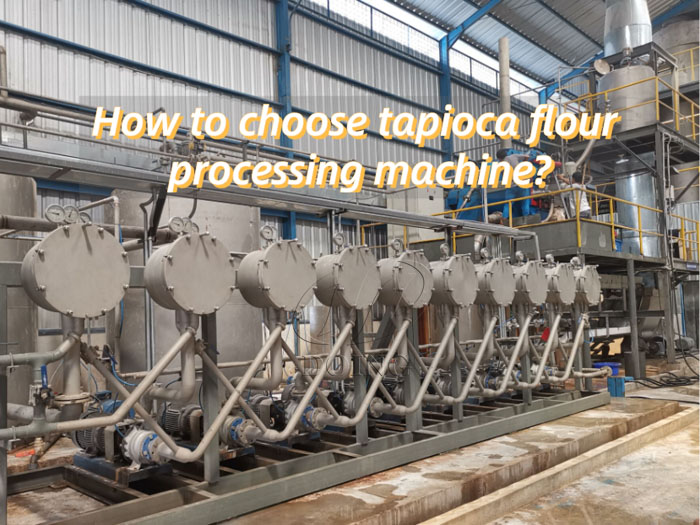 tapioca flour processing machine