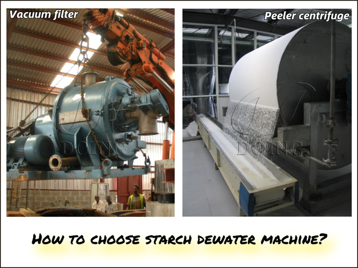 How to choose starch dewater machine?