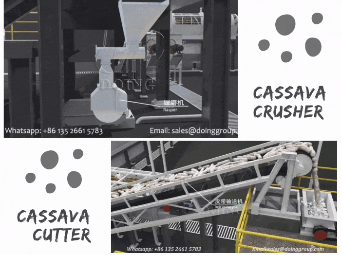 cassava crushing machine