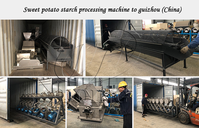 sweet potato starch processing machine to guizhou china