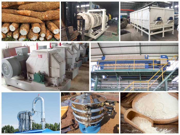 Fufu flour processing machine