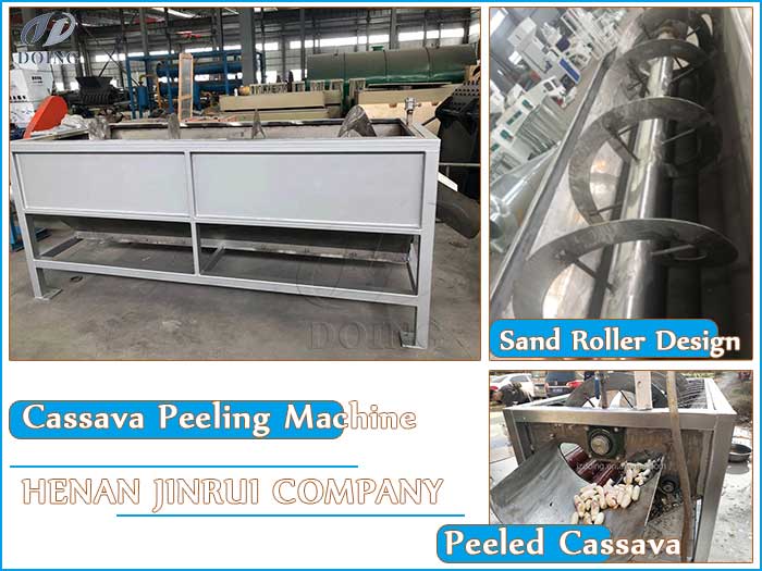 sand roller cassava peeler