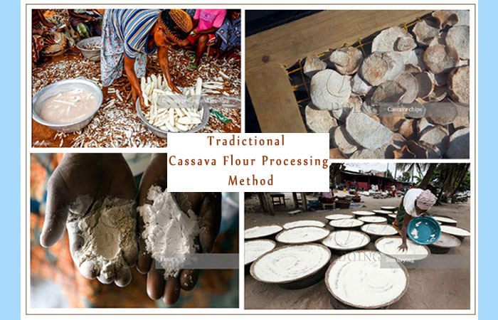 tradictional cassava flour processing method