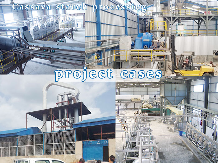 cassava starch processing machine project cases