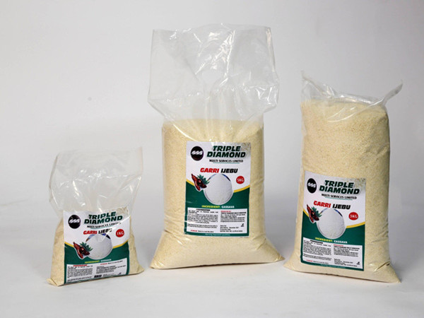 The steps of processing cassava into garri