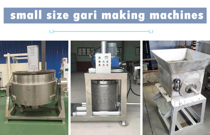 small size gari making machines