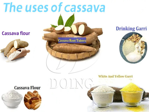 What are the uses of cassava in Nigeria?