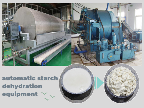 What are the automatic potato/cassava starch dehydration equipment?