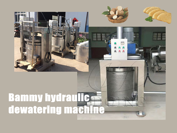 cassava bammy dewatering machine
