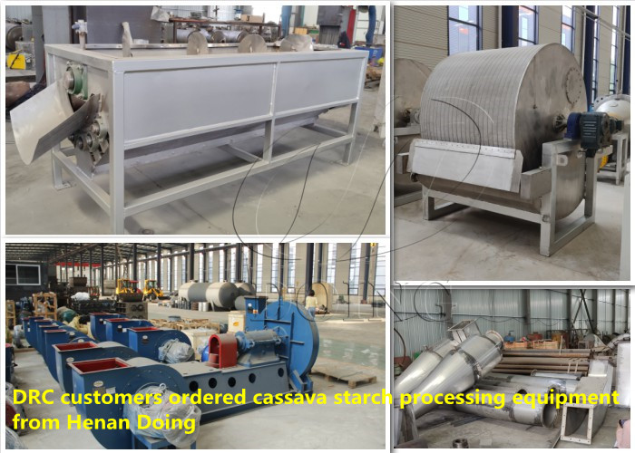 cassava starch processing machine