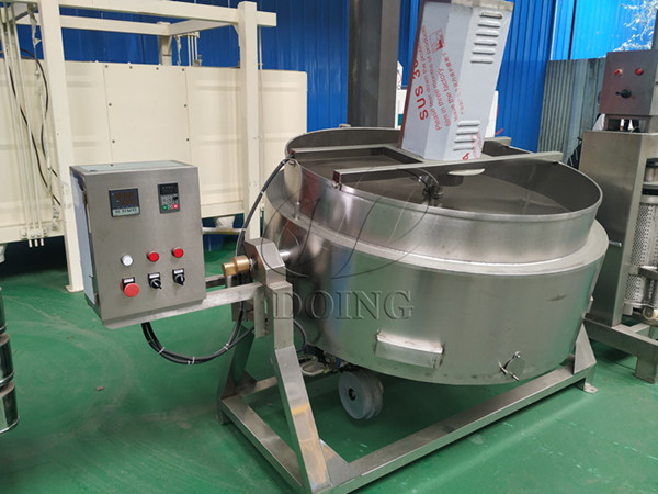 A Guyana customer ordered a garri frying machine from Henan Jinrui Company