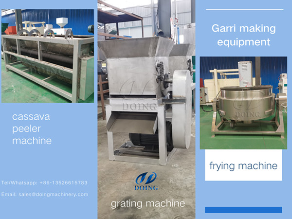 An American customer purchased garri making equipment from the Henan Jinrui Company