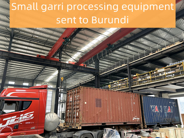 High-quality cassava processing machines were delivered from Henan Jinrui to Burundi