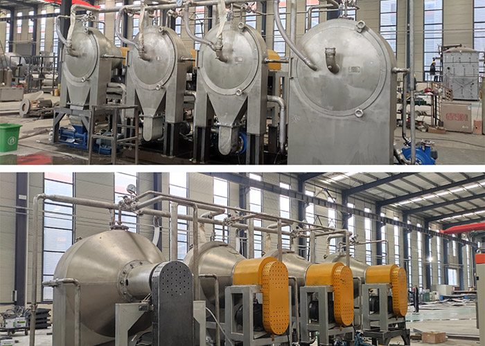 centrifuge sieves in cassava starch processing line