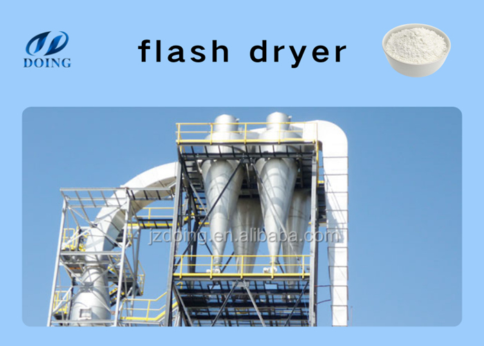 Flash dryer in lafun processing