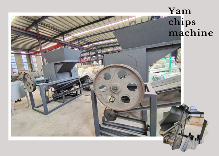 Yam chips production machine