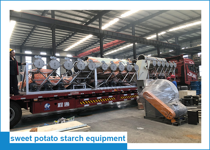 sweet potato starch equipment in henan jinrui's factory