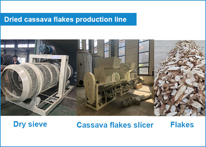 dried cassava flakes production line