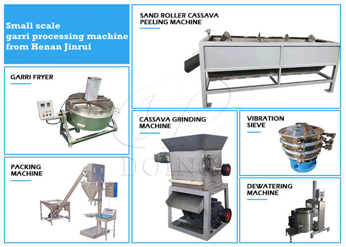 small scale garri processing machine