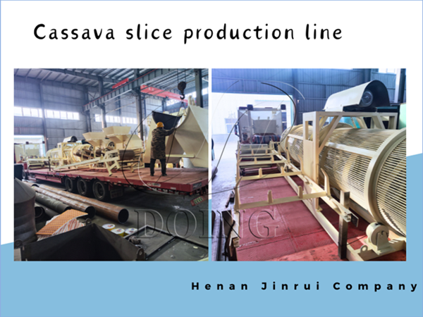 A fully automatic 15 tons cassava slice production line will be shipped to Laos