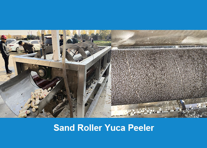 sand roller yuca peeler