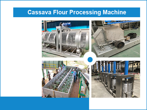 Central African Republic customers order a semi-automatic 1 ton/h input cassava flour production line