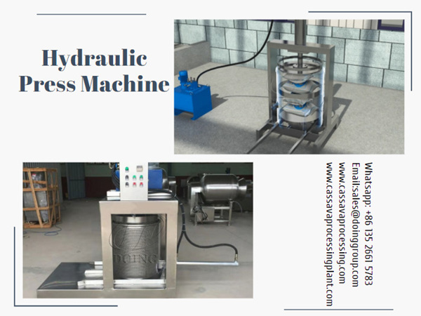 Ghanaian customers ordered two 600kg/h garri dewatering machines from Jinrui again
