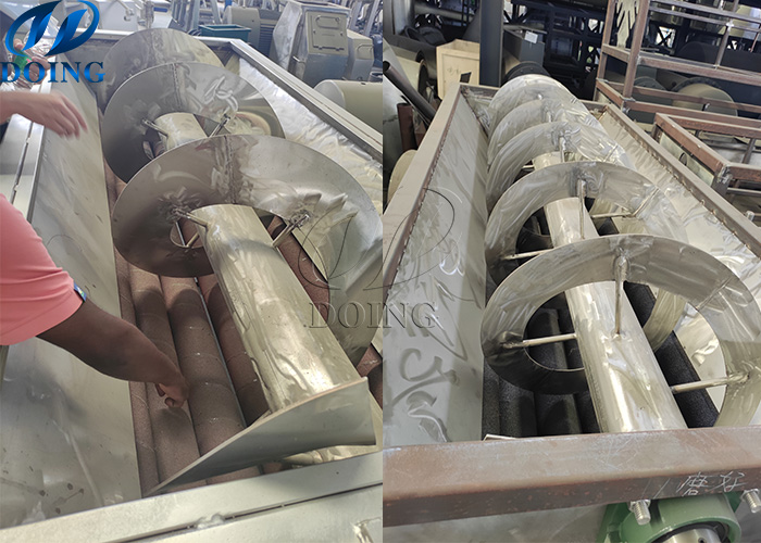 cassava peeling machine in cassava flour production line