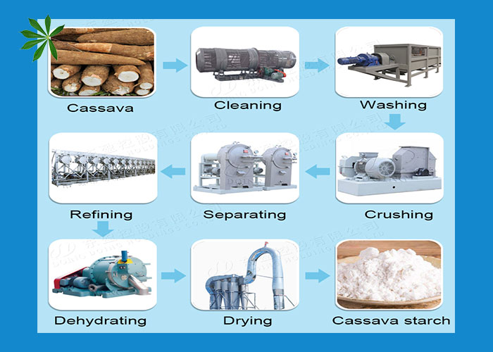 cassava starch processing line