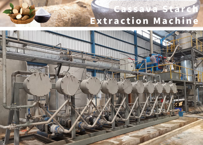 cassava starch processing machine